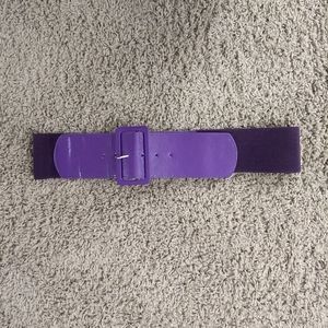 Purple Stretch Waist Belt 2X